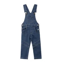 Emmaaby/Модная одежда для маленьких мальчиков и девочек; комбинезон; брюки для малышей; одежда для детей; джинсовый комбинезон; Jmpsuit; костюм для подвижных игр