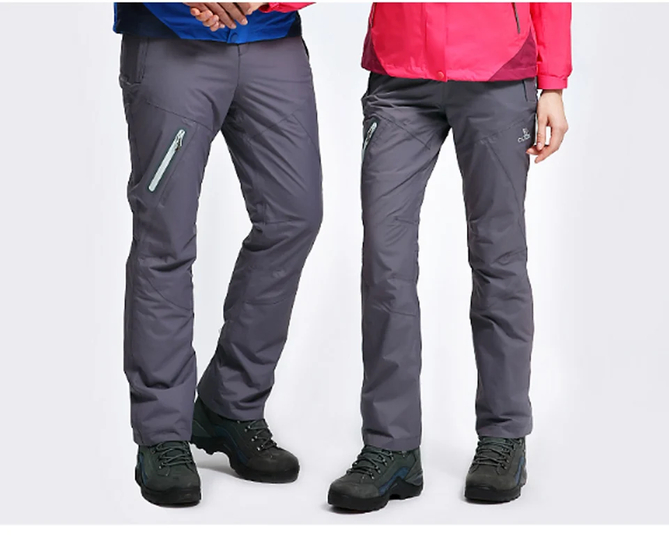 CAMELSPORTS Men/’s Fleece Lined Hiking Pants Waterproof Warm Softshell Pants Windproof Snow Ski Cargo Pants for Outdoor