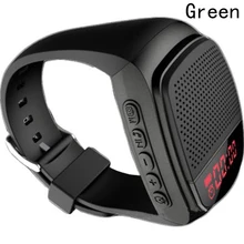 New Style Wireless Bluetooth MP3 Speaker Watch Sports Smart Handsfree TF FM LED Display Anti-Lost Alarm Bluetooth Speaker