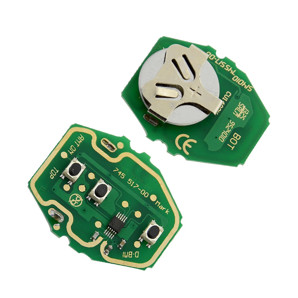 OKEYTECH FOR BMW E46 E90 E60 E39 E36 X5 E70 REMOTE CONTROL START CAR KEY CHAIN RING EWS 315/433MHZ ID44 PCF7935 CHIP HU92 BLADE