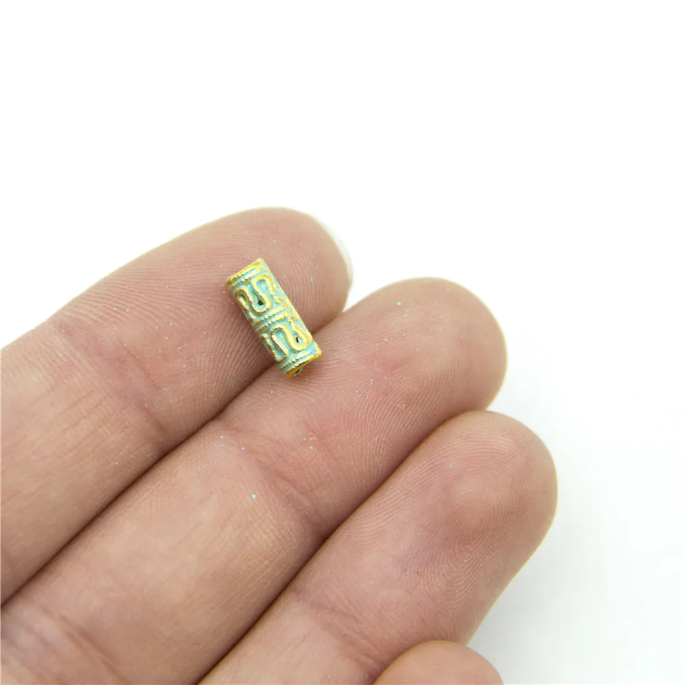 

50 Pcs for 2mm round leather mykonos findings small tube jewelry supplies jewelry finding D-5-3-70