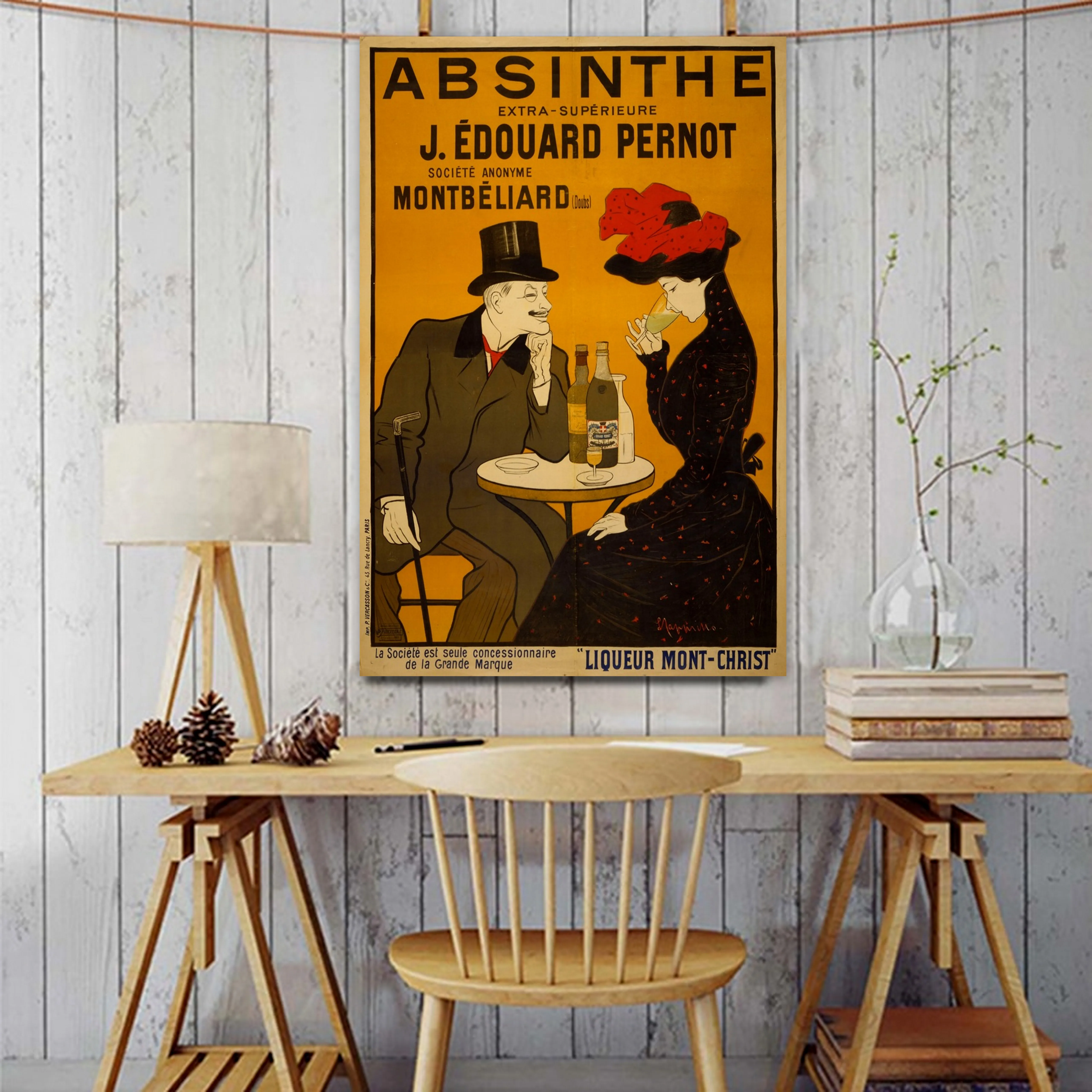 Absinthe рекламная фотография на стену настенное искусство винтажная комната