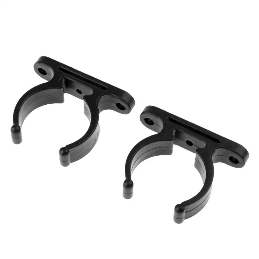 1 Pair Nylon Kayak Oar Clips Inflatable Boat Paddle Clip Holder Clips Kayak Boat Accessory Black 