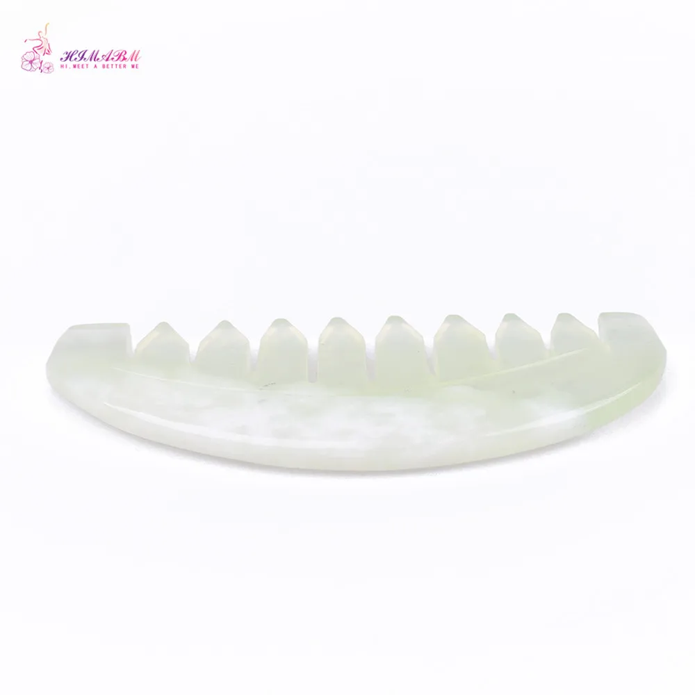 HIMABM Natural Jade Healthy Hair Woman Children Comb Head Massager Beauty Health Tools HIMABM Natural Jade Healthy Hair Woman Children Comb Head Massager Beauty Health Tools