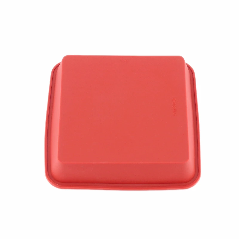 Красная антипригарная квадратная силиконовая форма с полосками формы для выпечки хлеб десерт шоколадный пудинг Кондитерские инструменты для выпечки кекса