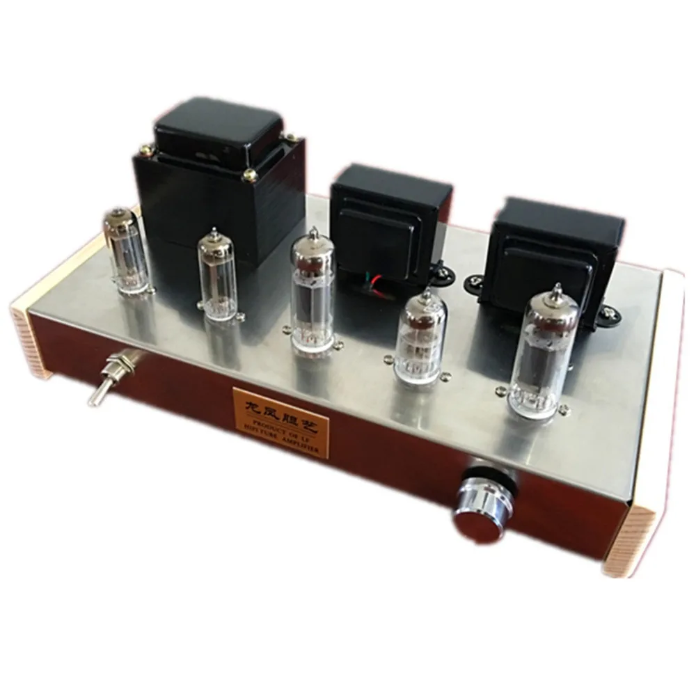Finished 6N2 Push 6P14 Vacuum Tube Amplifier Dual 6Z4 Tube Rectifier