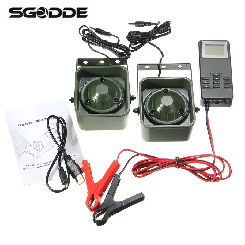 

Hunting Decoys Bird Caller MP3 Player 50W 150dB Loud Clear Speaker Timer Tool Box Built-in 200 Bird Voice Traps Gifts for Hunter
