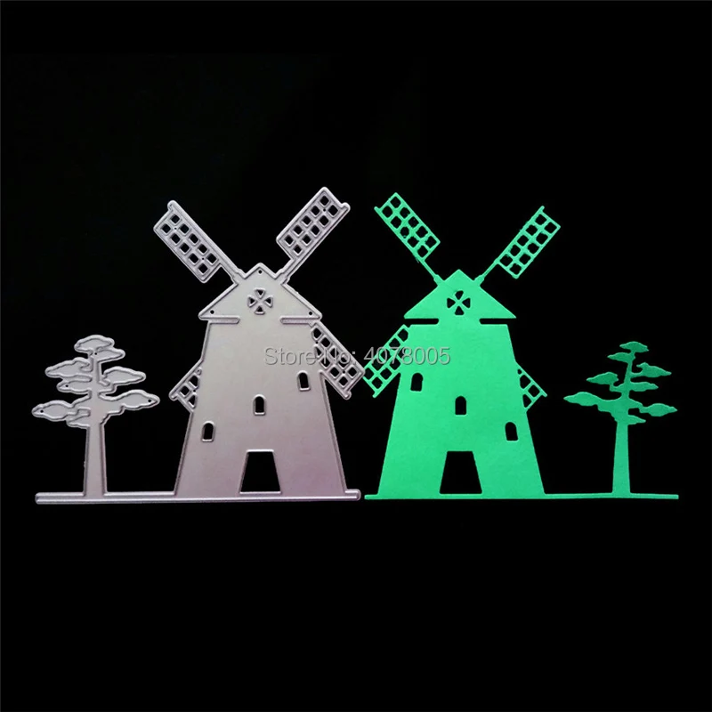 2018 METAL CUTTING DIES die cut windmill DIY Scrapbooking card pinwheel fan party decorative embossing folder stencils template | Дом и сад