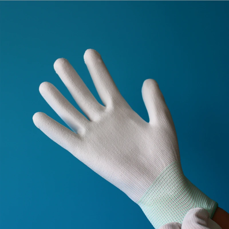 2Pairs Antistatic Gloves ESD Electronic Working Safety Gloves PU coated