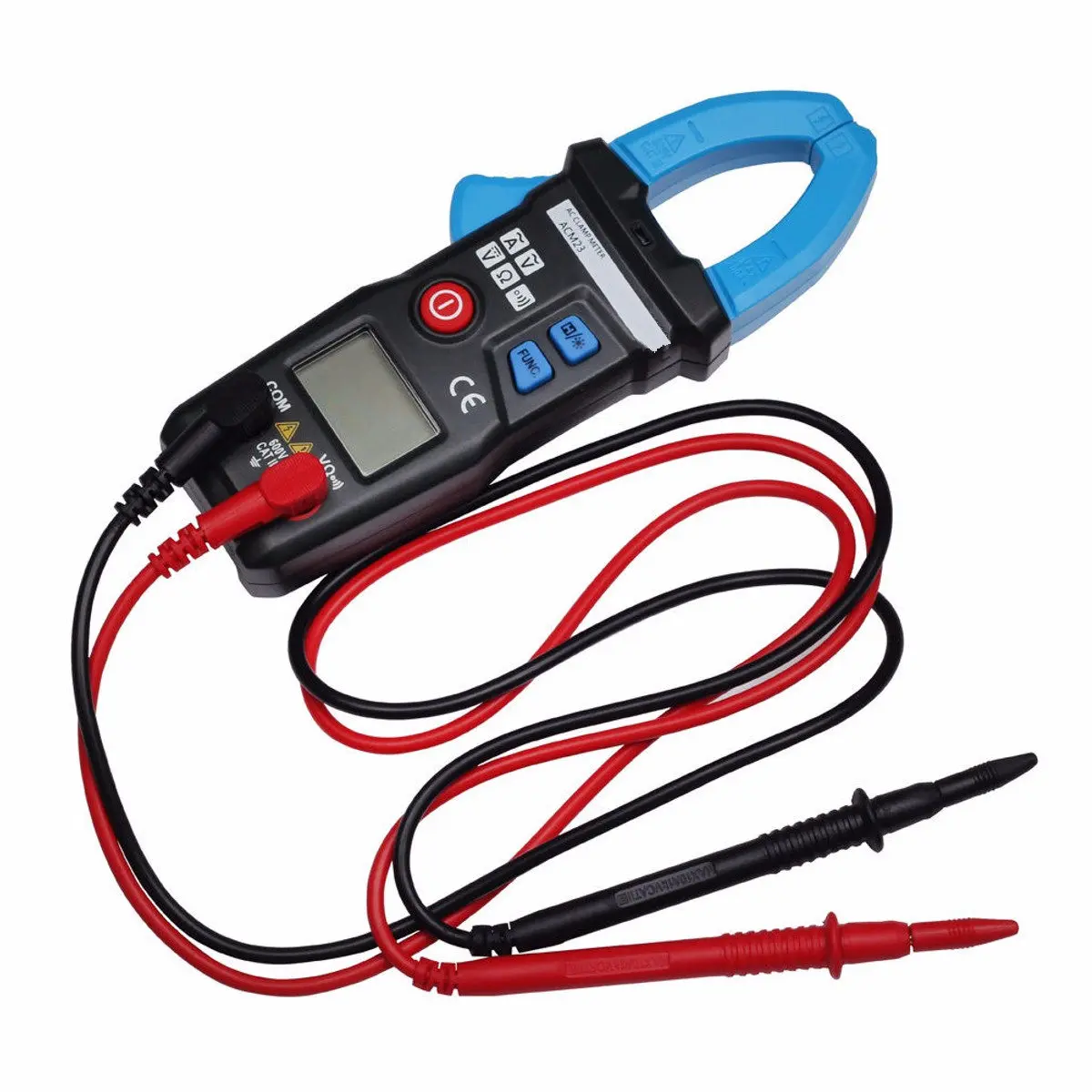 Mini Digital Multimeter Clamp Meter 200A AC Current Voltage Auto Range