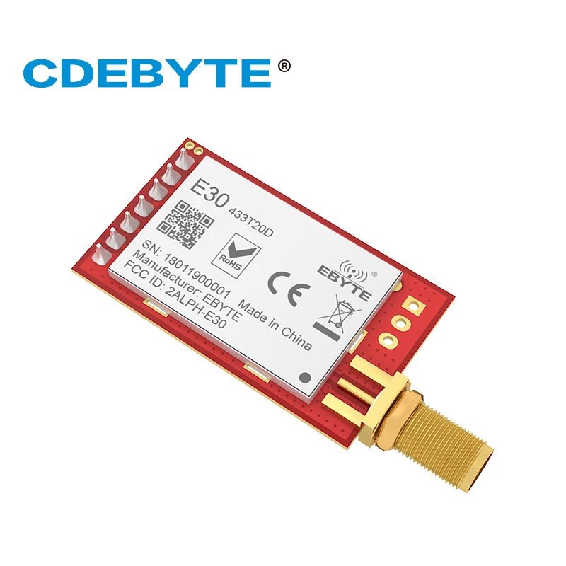 

433MHz SI4438 100mW Wireless Transceiver Long Range Communicator Radio Low Power Consumption Long Range IoT 433 mhz Transceptor