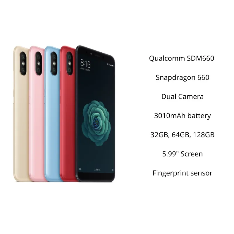  Global Version Xiaomi Mi A2 64GB ROM 4GB RAM (Brand New and Sealed) mia2 64gb