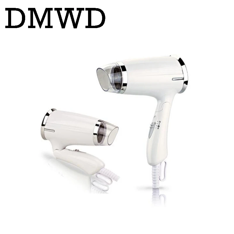 DMWD Mini Electric Hair Dryer Foldable Portable Hot And Cold Air Blower