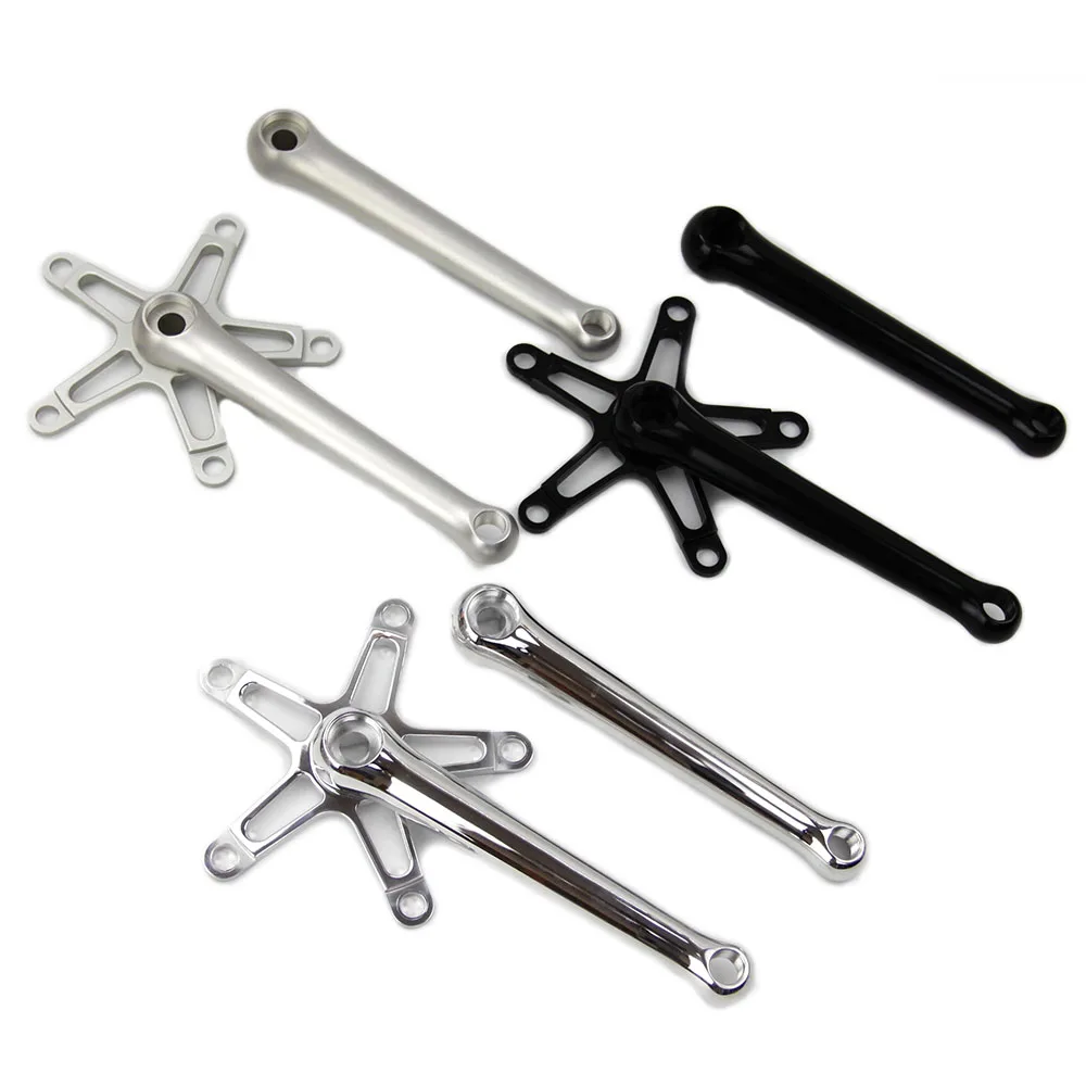 Aceoffix Bike Crankset For Brompton Road Square Hole Crank Tune Extralite Bike Crank 170mm 7075cnc Bike Crank 406g