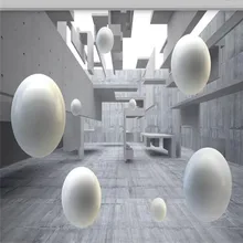 Абстрактный архитектурный космический шар фон стены профессиональное производство высокого класса росписи с фабрики