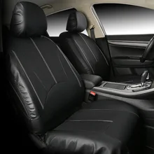 Seggiolino auto Coperture In Pelle Pieno della copertura Universale per la Parte Anteriore sedile Posteriore Accessori Interni Per Renault Logan Kia Fiat Honda Lada