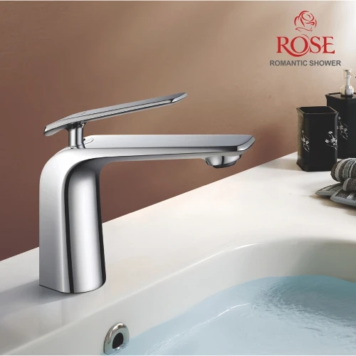 

ROSE basin mixer, brass faucet mixer tap for bathroom with Aerator for faucet Mixer tap R1301
