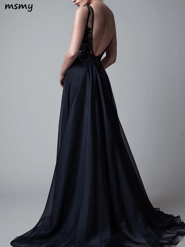 Gorgeous A-line Long Prom Dress Evening Dress2