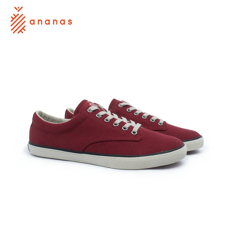 Ananas Men's Skateboarding Shoes Lace Up Skateboard Sneakers Low Upper Flat Shoes shipment from