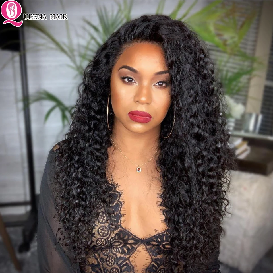 Cheap Deep Wave 4 Bundles Remy Peruvian Deep Curly Hair Weave