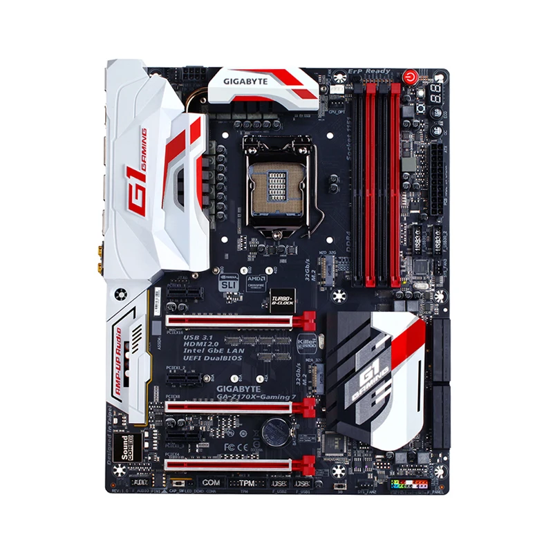 LGA1151 для Gigabyte GA- Z170X Gaming 7 оригинальная б/у настольная Z170 материнская плата DDR4 USB3.0