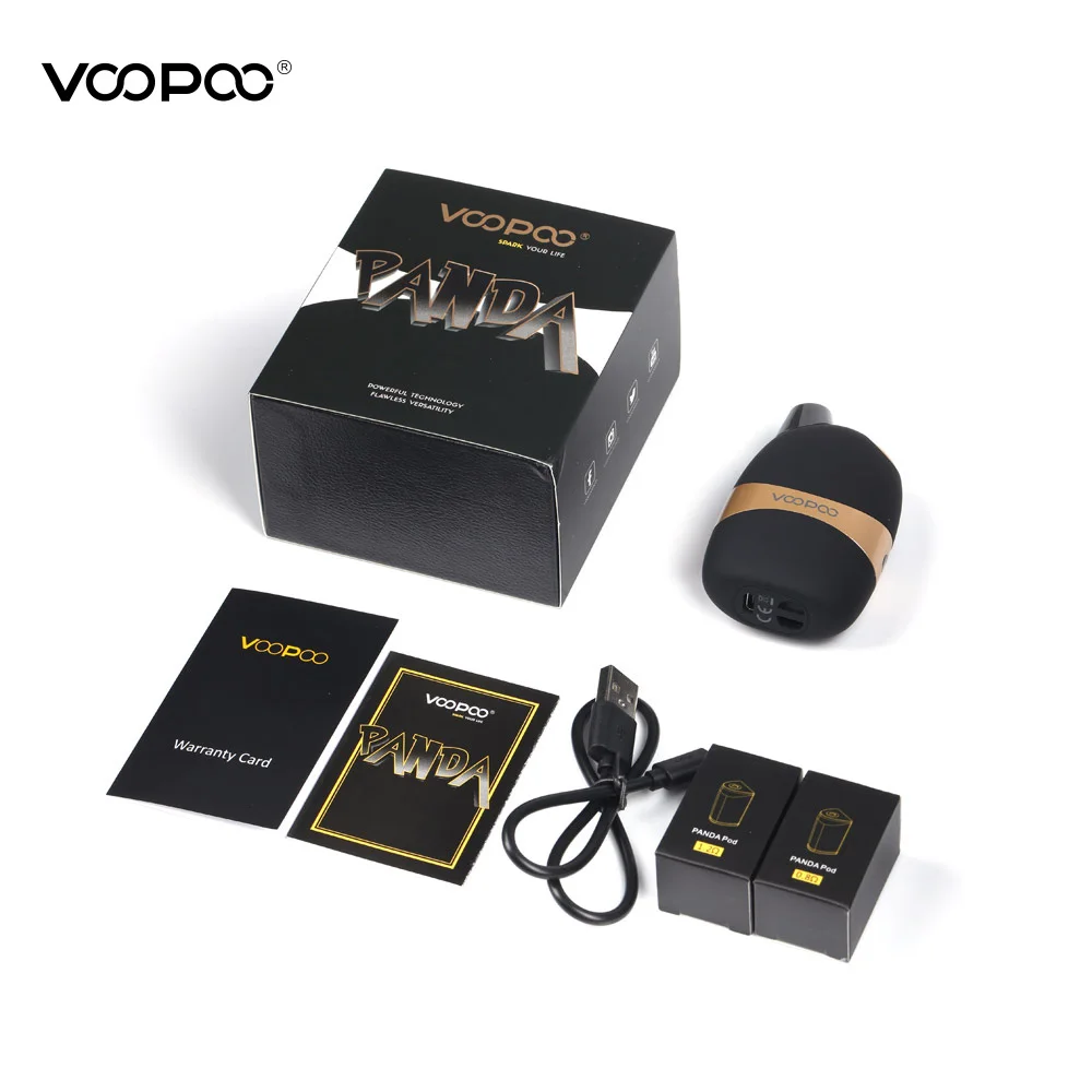 Оригинальный VOOPOO панда мод и распылитель Vape набор 5 мл Pod 1100 мАч встроенный