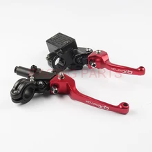 RACING PARTS Red QXMOTOR Logo CNC Folding Brake Lever ASV Clutch Lever With Front Pump Fit CRF KLX YZF RMZ Motorcycle Dirt Bike RACING PARTS Red QXMOTOR Logo CNC Folding Brake Lever ASV Clutch Lever With Front Pump Fit CRF KLX YZF RMZ Motorcycle Dirt Bike
