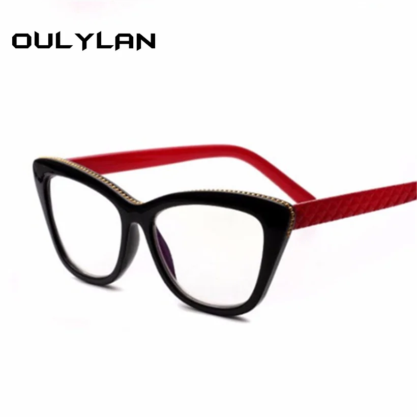 Oulylan, двойной светильник, очки для чтения, модные женские очки "кошачий глаз" для чтения, очки для дальнозоркости, дальнозоркости, диоптрий для мужчин