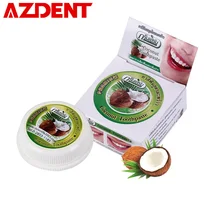 10 г/25 г зубная паста натуральная Кокосовая трава Гвоздика мятный вкус отбеливание зубов Зубная паста Набор Стоматологическая удаление пятен Чистка