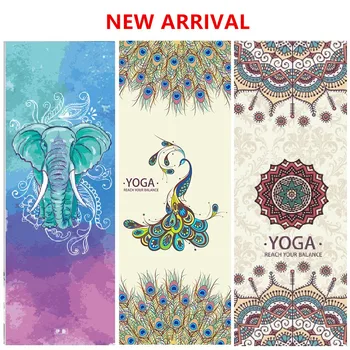 

Non Slip Yoga Mat Cover Towel Blanket Sport Fitness Exercise Pilates Workout Printed Beach Blanket Mandala Beach