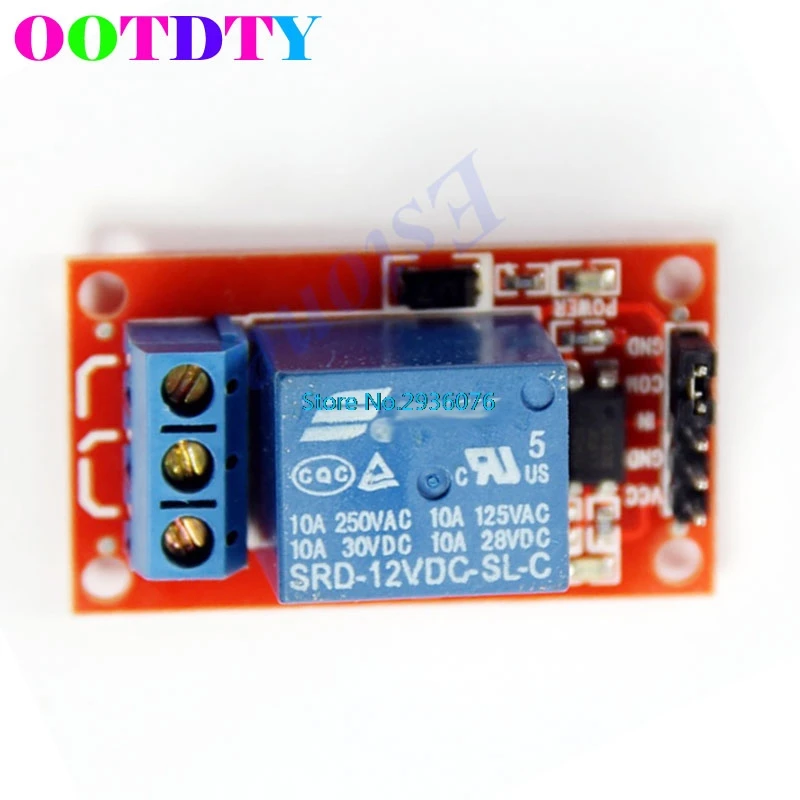 

1 Channel H/L Level Triger Optocoupler Relay Module for Arduino 12V DC APR12_30