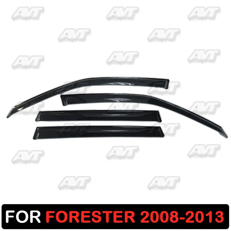 Дефлекторы для окон Subaru Forester 2008-2013 1 комплект-4 шт. Стайлинг автомобиля защита от
