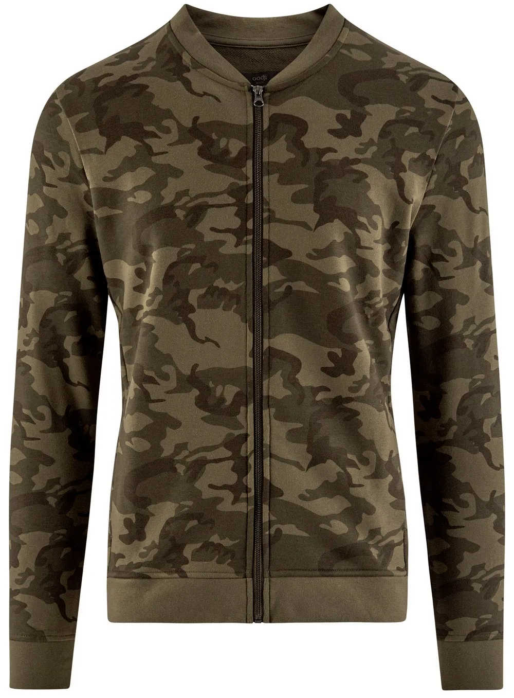 oodji Толстовка на молнии в стиле милитари 5L911031M 46953N 46953N|jackets for men|men jacketjacket men |