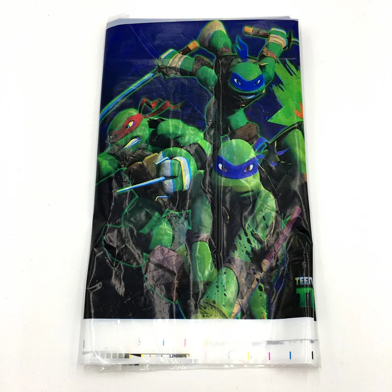 

1pcs/lot Ninja Turtles tablecloths baby shower party decoration Ninja Turtles table cover Turtles theme disposable tablecloths