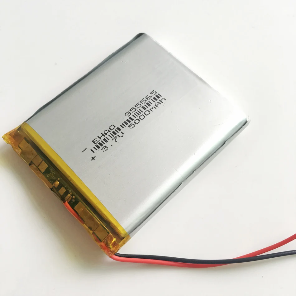 955565 3,7 V 5000mAh литий-полимерная аккумуляторная батарея LiPo для gps psp DVD PAD Электронная книга планшетный ПК ноутбук Внешний аккумулятор видео игра