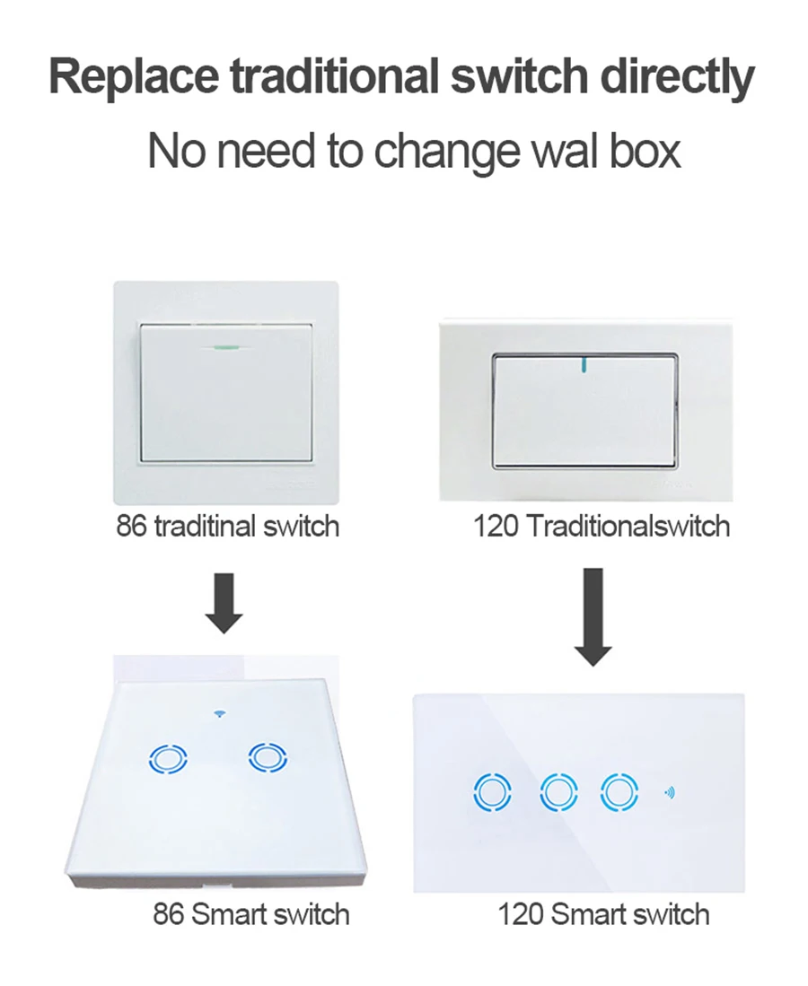 EJLINK AUUS Wifi Switch Ewelink App Remote Control Light Switch Voice Control Work with Alexa, Google Home Smart Switch EW-US01 (13)