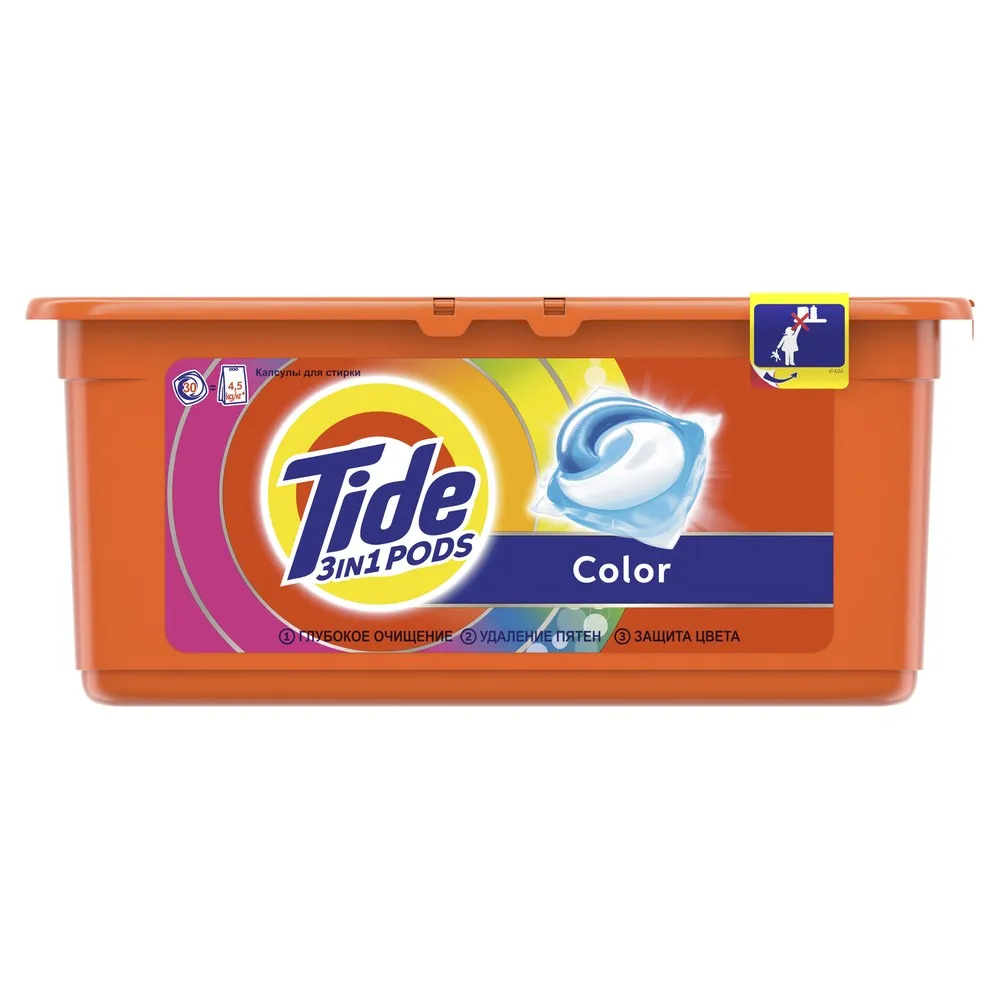 Капсулы для стирки Tide Color 30+ 30 шт
