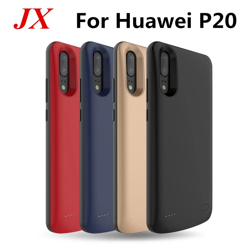 Чехол с аккумулятором для Huawei P20 умный корпус из АБС пластика подставкой телефона