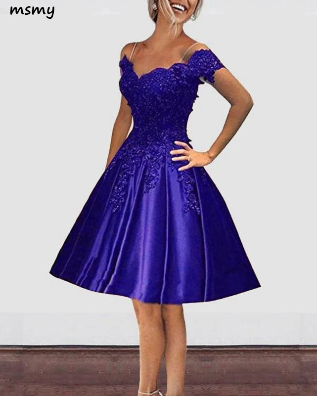 royal blue short prom dresses 2019
