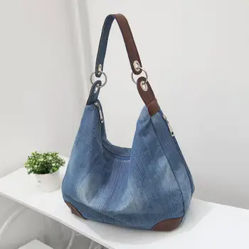 

2019 new trend canvas ladies leisure Retro bag Bohemian cowboy bag art Tote Cross body Women single shoulder bag