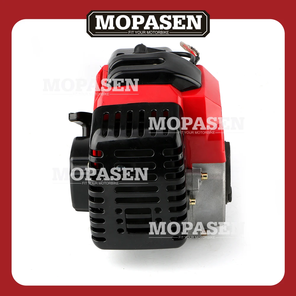 49cc 50cc motor 2 tiempos cilindro único arranque refrigerado por aire para bicicleta de bolsillo Gas Scooter Mini helicóptero ATV quad Accesorios