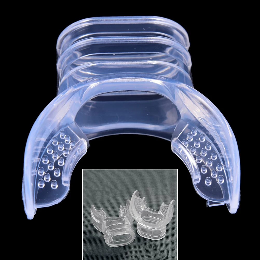 Transparent Clear Soft Silicone Scuba Diving Bite Mouthpiece Regulator FO 