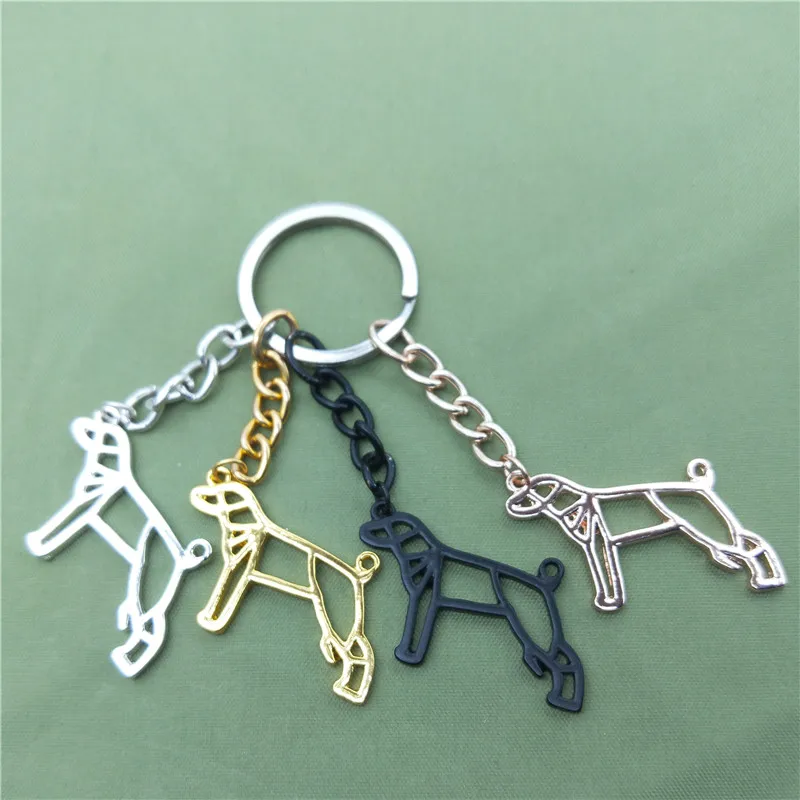Новые Брелоки для ключей Whippet модные геометрические украшения брелок с сумкой