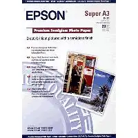 Epson Premium, DIN A3 +, 250 г/м², белый, Semi-gloss, 251 г/м², 20 листов, 150 мм, 350 мм