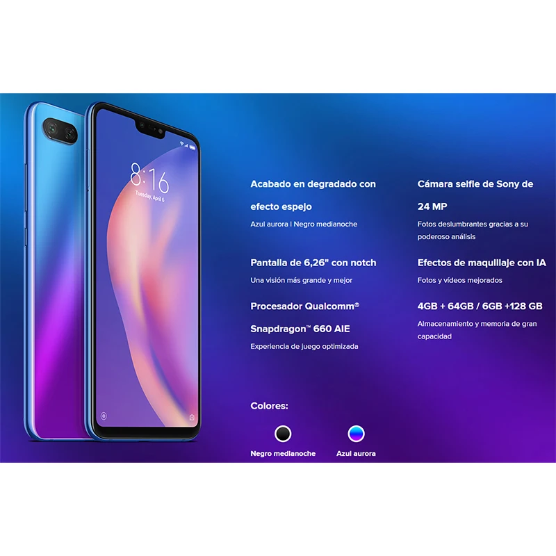 [Global Version] Xiaomi Mi 8 Lite 6.26 \