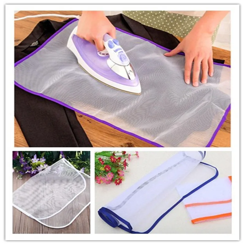 

Polyester Press Ironing Cloth Mesh Guard Protect Protective Iron Clothing Scorch-Saving Iron Protector Hosehold Laundry Products