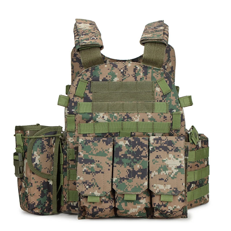 

CS Vests Multi-pocket Military Equipment Tactical Vest Airsoft Sport Paintball Vests Camouflage Training Vests Hunting Shooting