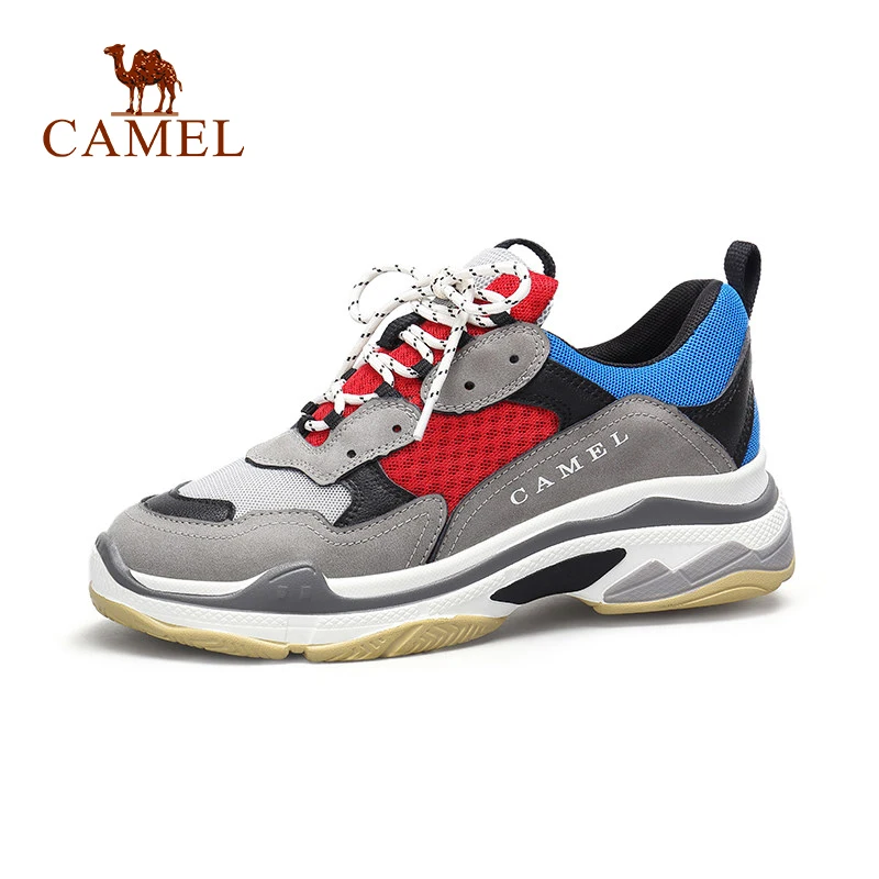 

CAMEL New Sneakers Women Fashion Retro Casual Ins Tennins Shoes Women Med Platform Thick Heel Shoes For Ladies Ulzzang Korean