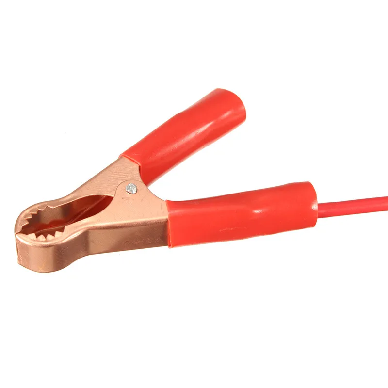 Conectores de conector Banana de 100 CM de 2 piezas de A a batería de coche de 80mm saltar a Cable Conectores de conector Banana de 100 CM de 2 piezas de A a batería de coche de 80mm saltar a Cable