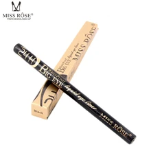 Miss Rose Waterproof Black Eyeliner Liquid Eye Liner Pencil Pen Makeup High Quality Comestics Drop Shipping Cosmetic
